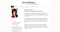 Desktop Screenshot of janetbailey.com